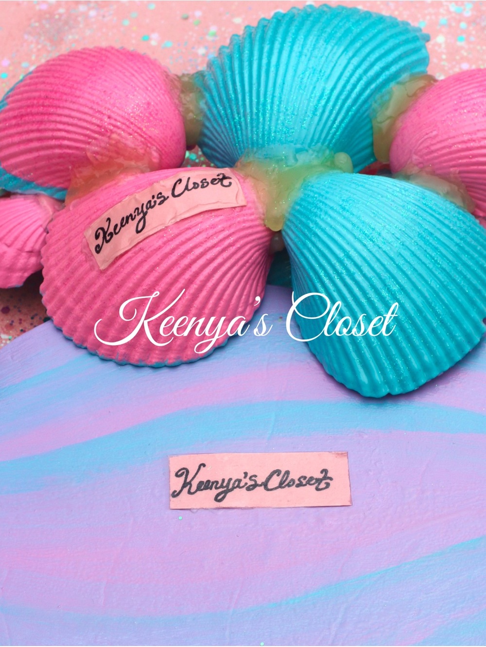 🧜♀️ Mermaid Trinket Tray + Clay Made Tray with Pearls - Picture 13 of 14